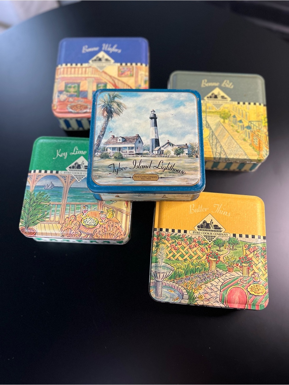 Byrd Cookie Company tin can collectibles
